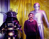 Paul with Robby & Gort